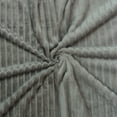 thumbnail image 4 of Flxxie Ultra Soft Warm Cozy Flannel Fluffy Fuzzy Toddler Blanket, Striped Design Baby Plush Blanket for Boys or Girls, 50" x 60", Gray, 4 of 6