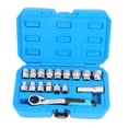 thumbnail image 4 of LOVIVER 17 Generic Mechanics Tool Garage Car Repairing Car Socket Ratchet Wrench Set, 4 of 8