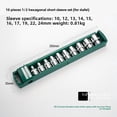 thumbnail image 1 of 10-Piece 1/2 Inch Drive Short Hex Socket Set for Heavy-Duty Ratchet Wrenches – 3-7cm Length, Durable Construction, Ideal for Automobile Repairs, Engine Maintenance & Tire Changes – 0.78KG, 1 of 6
