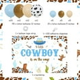 thumbnail image 6 of Cowboy Baby Shower Decorations for Boy, A Little Cowboy is on the Way Backdrop, Western Theme Baby Shower Decorations Blue Balloon Garland Arch Kit for Wild West Baby Shower, 6 of 6
