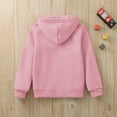thumbnail image 4 of Hiijoy Little Girls Outfits Solid Zip Up Hoodie Pants with Pocket Sweatsuit, Sizes 6-7Y, 4 of 5