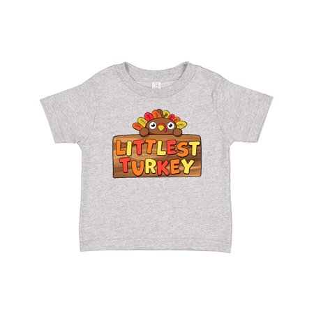 

Inktastic Littlest Turkey Cute Baby Turkey Gift Baby Boy or Baby Girl T-Shirt