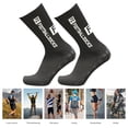 thumbnail image 2 of Calcetines de fútbol antideslizantes con ventosa redonda de silicona Calcetín de entrenamiento deportivo (negro), 2 of 5