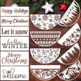 thumbnail image 1 of Juego de plantillas SUNVERSE Christmas de 12 x 6 pulgadas y 12 x 4 pulgadas, 14 piezas, 1 of 7