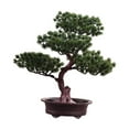 thumbnail image 4 of Bonsái Artificial, pino, planta en maceta, decoración, multiusos, resistente, realista, escritorio, pantalla decorativa para terraza, alféizar de Estilo C, 4 of 8