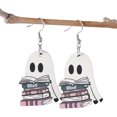 thumbnail image 3 of Pendientes Colgantes Lindos Y Divertidos Fantasma Halloween Ligera Gótico Doble Cara Fiesta Regalos, 3 of 9