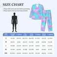 thumbnail image 6 of Kll Purple Dragon Scales Sleepwear Mens Flannel Pajamas,Long Cotton Pj Set, 6 of 9
