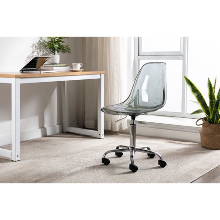 luccalily clear acrylic rolling chair product