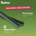 thumbnail image 6 of Denties Dental Chews for Dogs–Dental Sticks for Small Dogs(Up to 22lbs), Dog Dental Treat Cleans Teeth, Freshen Breath, Reduce Plaque Tartar, Chicken Spirulina & Mint Recipe, 16 oz Pack, 35 Treats, 6 of 9