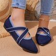 thumbnail image 5 of longantii Mary Jane Shoes Women Slip on Dressy Flats Shoes for Women 2026 Fashion Non-Slip Shoes for School Office Walking Casual Formal Work Dark Blue, 5 of 7