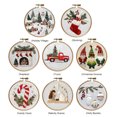 thumbnail image 3 of Kit Inicio Bordado Navideño Juego Punto Cruz para Principiantes (Holiday Village), 3 of 5