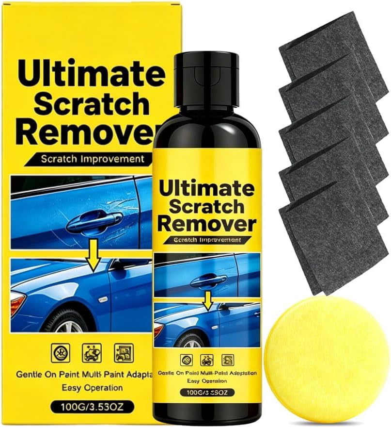Nanopolix Scratch Remover,Nano Polix Car Cloth,Eliminate All Car Scratches in 60 Seconds,Quick Fix Removal Paste for Deep Scratches