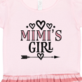 thumbnail image 3 of Inktastic Mimi Girl Granddaughter Gift Toddler Girl Dress, 3 of 4