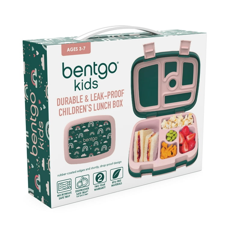 Bentgo Green Rainbow Kids Bento Lunch Box + Reviews