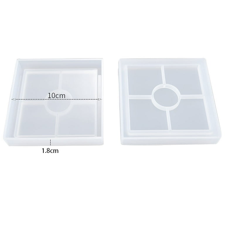 DIY Rhombus Bowl Coaster Silicone Mold Resin Molds for Casting