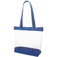 thumbnail image 2 of Clear Shoulder Tote with Zipper Closure, 2 of 3