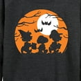 thumbnail image 3 of Peanuts - Trick Or Treat Silhouettes - Women's Lightweight French Terry Long Sleeve Shirt, 3 of 6