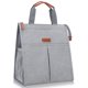 thumbnail image 1 of Bolsa Térmica Lacdo para Almuerzo Impermeable Suave Gris 29x25x16 cm, 1 of 8