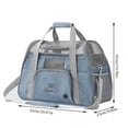 thumbnail image 2 of Ventilated Pet Carrier for Cats, Travel & Vet Visits, Portable Kennel with Breathable Mesh, Spacious Design, 2 of 4