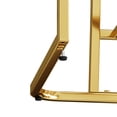 thumbnail image 6 of White+Gold Color PU High Chairs - Comfortable Seating for Meals - Office or Home Settings - Easy to Keep Clean, 6 of 7