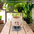 thumbnail image 3 of Maceta Suculenta, Adorable Maceta Sonriente De Pie, Maceta De Resina, Maceta De Cactus Carnosa, Maceta De Bonsái, Contenedor De Cultivo Para Jardín, Patio, Cafetería,, 3 of 7