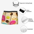 thumbnail image 6 of Balery Donuts Men's Boxer Briefs, Soft and Breathable Cotton Underwear with nylon Waistband-Small, 6 of 9