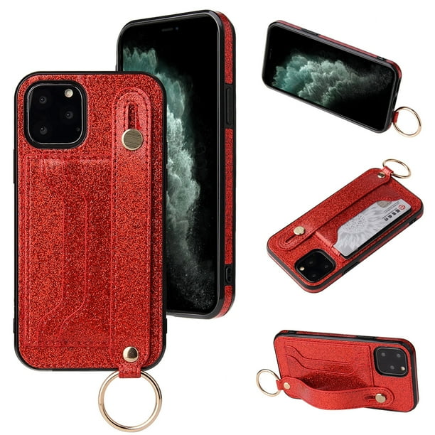 iPhone 11 Pro Wallet Case, Dteck Glitter PU Leather Card