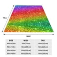 thumbnail image 3 of Sikiie Colorful Glitter Ultra-Soft Micro flannel Blanket Luxury All Seasons Warm Blanket for Bedding Sofa and Travel (4 sizes)-40"x30", 3 of 7