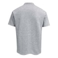 thumbnail image 5 of Men's Polo Henley Shirt Moisture Wicking Quick Dry Summer Casual Short Sleeve Pique Cotton Jersey Golf Shirts Big and Tall Size M-5XL Dark Gray, 5 of 7
