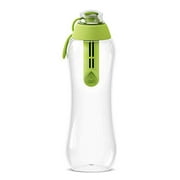 Dafi Filtering Water Bottle, BPA-Free plastic reusable water bottle, replaceable carbon filter, 24 oz, Made In Europe, Green