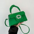 thumbnail image 4 of Minnieouse Bolso cruzado portátil para mujer con correa ajustable y amplia gama de usos Bolsos tipo cartera de cuero PU Bolsas de mensajero y de hombro Verde, 4 of 6
