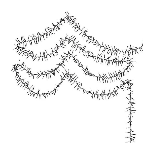 Kurt S. Adler AD1005CW 2000-Light 65 ft. Cluster Garland with Cool White LED Lights