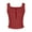 Red, variant on Women's Vintage Floral Lace Up Boned Camisole Bustier Royal Court Suspender Corset Fairy Crop Cami Tops Party Bodice