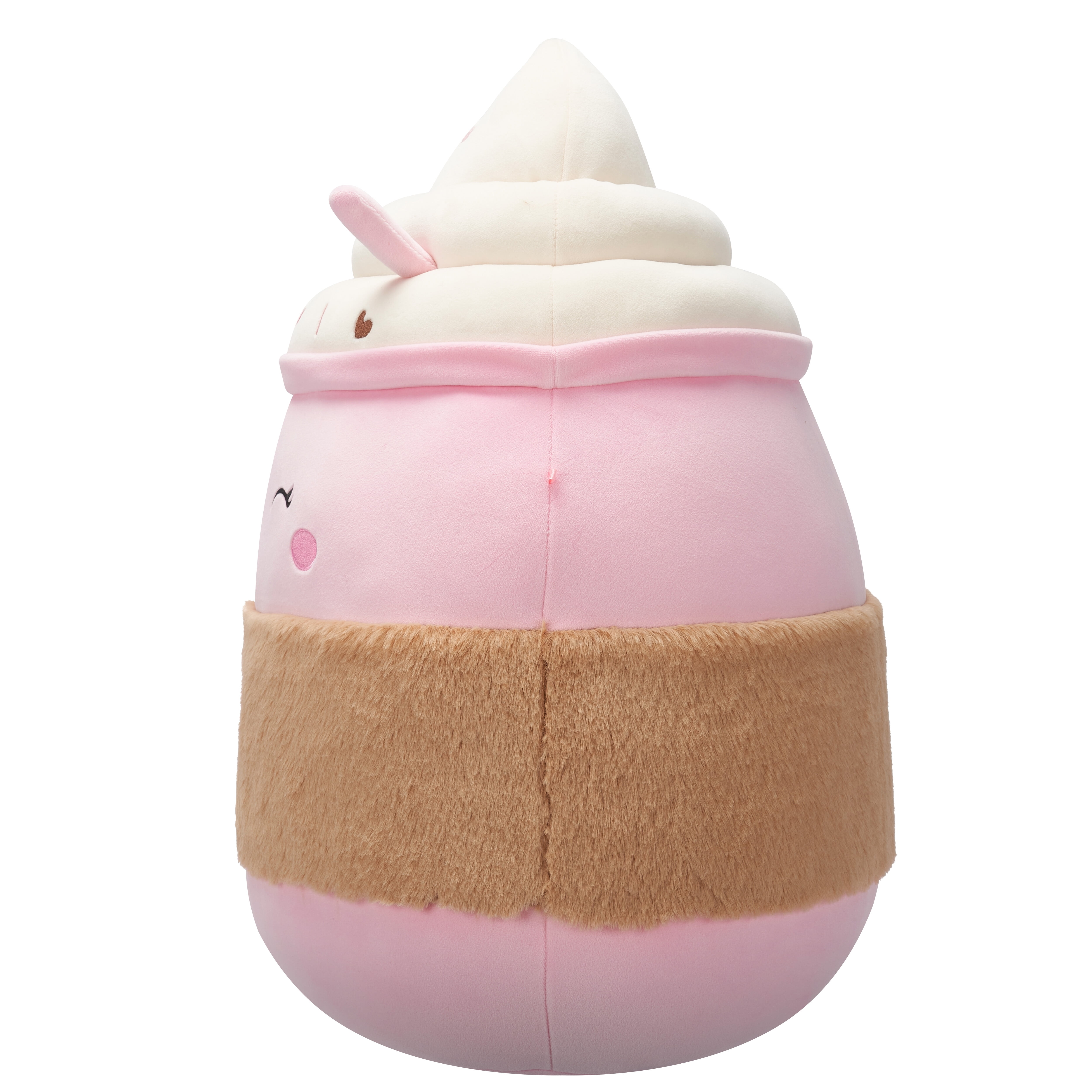 Squishmallows Official 16 inch Jenny the Winking Light Pink Latte