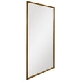 thumbnail image 3 of Brushed Gold Metal Framed Rectangular Wall Mirror, 80"x40", 3 of 13