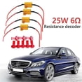 thumbnail image 3 of 2Pcs 25W 6ohm Load Resistor Canbus Anti-Flashing Decoder For Daytime Running Light LED bulb Reverse Light Turn Signal Fog Lamp, 3 of 4