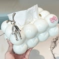 thumbnail image 4 of Tissue Box Storage Holder Large Capacity Spring Design Easy to Use Luxury Home Tissue Paper Organizer Desktop Decor, 4 of 8