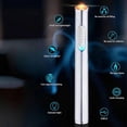 thumbnail image 4 of Electric Lighter Electronic Rechargeable Lighter, Lighter, USB Rechargeable Lighter Outdoor Windproof Cylindrical Fingerprint Sensing Lighter, 4 of 5