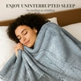 thumbnail image 7 of Sacred Thread Sherpa Fleece Blanket, Soft and Cozy Queen Blanket, Plush Blanket for Sofas & Beds, 7 of 7