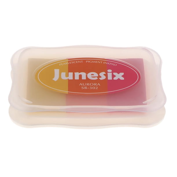 Almohadillas de tinta para primera , sellos, , almohadillas de tinta íris, perfectas para tarjetas, álbumes de recortes, huellas dac F