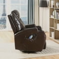 thumbnail image 4 of ACME Waterlily Motion Rocker Recliner with Swivel in Brown, 4 of 6