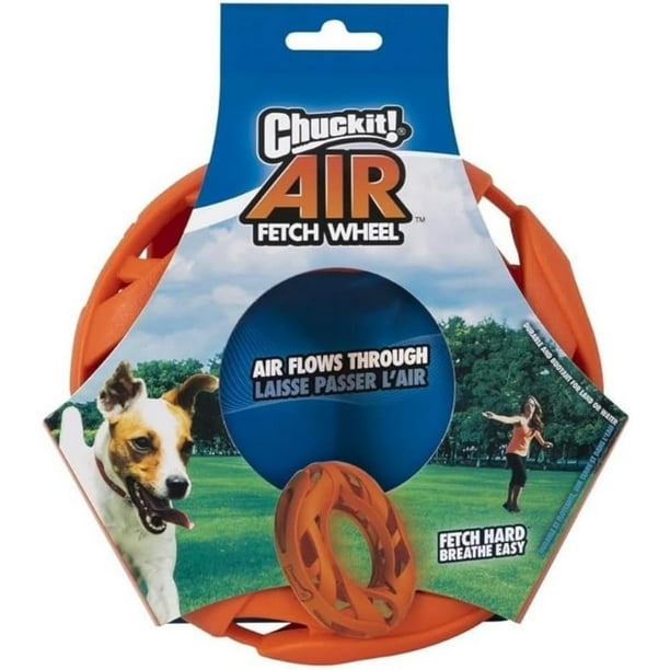 Juguete Chuckit! Breathe Right Fetch Wheel naranja para Perros