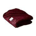 thumbnail image 1 of Popular Home Essentials, Fleece Solid Color Striped Fleece Blanket Coral Fleece Sofa Cover Blanket Air Conditioning Blanket Nap Blanket, 1 of 9