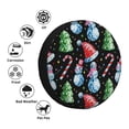 thumbnail image 4 of Rateoe Disco Mirror Ball Snowman Pattern Tire Cover Wheel Protectors Weatherproof Wheel Covers Universal Fit for Trailer Rv SUV Truck Camper Travel Trailers Accessories-16 inch, 4 of 6