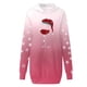 thumbnail image 4 of Vestidos de Navidad Para Mujer Vestido Floral Vestido de Sudadera Con Bolsillo Estampado Con Capucha de Manga Larga A La Moda Odeerbi ODB185664, 4 of 5