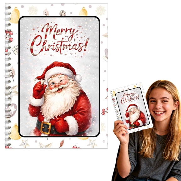 Christmas Gift Card Book, Spiral Bound Album Merry Christmas Gift Card Books for College Student,Family,Friends,Classmates(A)