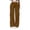Brown, variant on akafmk Womens Cargo Sweatpants Fall Wide Leg Sweatpants Elastic Waist Drawstring Winter Workout Hiking Stretch Casual Sweatpants, Size L