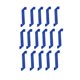thumbnail image 5 of Marco de bricolaje Macarena 16 piezas decoraciones de fiesta azul, 5 of 8