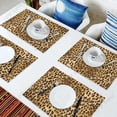 thumbnail image 6 of Wild Animald Leopard Pattern Table Mat Kitchen ration Placemat Table Napkin For Wedding Dining Accessories Table Mat, 6 of 7