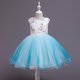 thumbnail image 1 of Vestido de princesa de encaje sin mangas para niña pequeña, ropa de cosplay para fiesta, 1 of 8